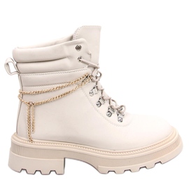 Botas de aviador en beige Hudson