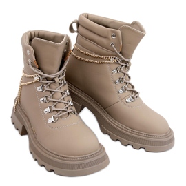 Botas cazadoras Hudson color albaricoque beige