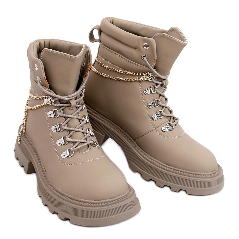 Botas cazadoras Hudson color albaricoque beige Botas cazadoras Hudson color albaricoque beige