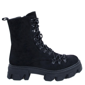 Botas de trabajo con cordones Conor Black negro