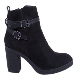 Botas Kendall Negras tacón alto negro
