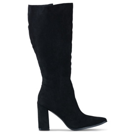 Botas altas de mujer negras negro