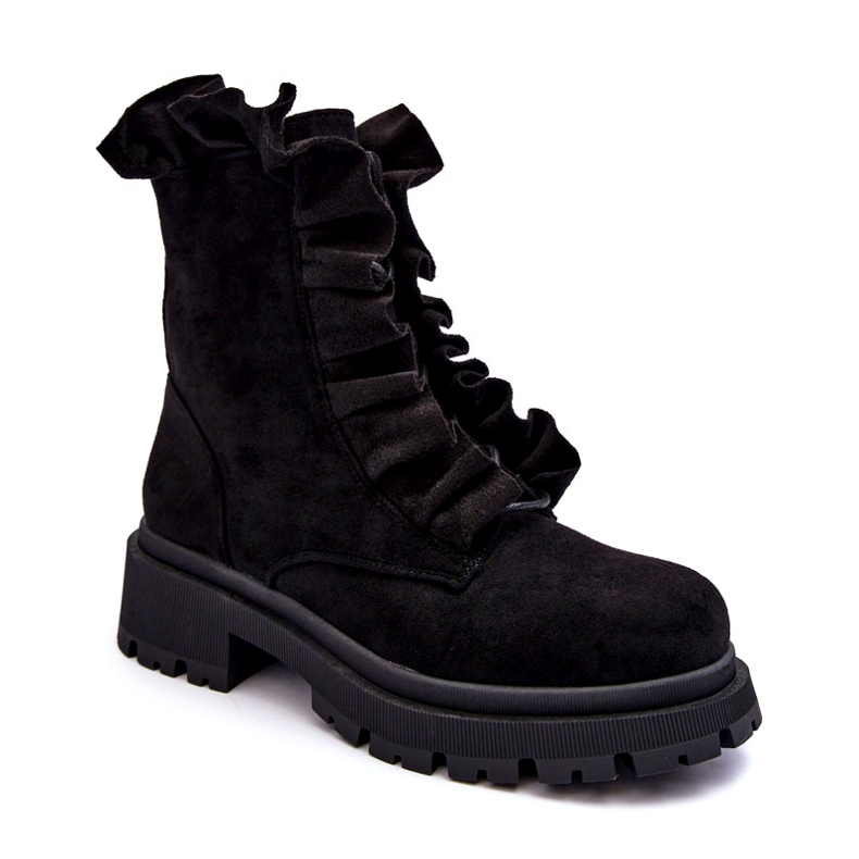 Seastar Botas de late plana aislada de productos negros Seastar Botas de late plana aislada de productos negros