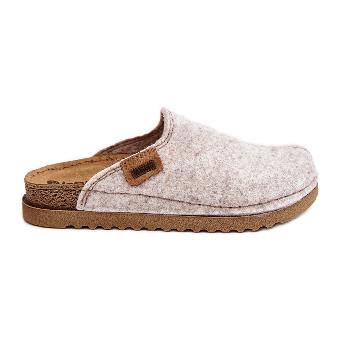 Suela Goma Zapatillas Caseras Mujer Inblu DJ000010 Pantuflas Beige