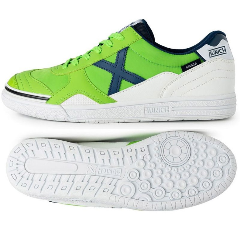 Zapatillas de fútbol Munich Gresca 310 3000310 verde Zapatillas de fútbol Munich Gresca 310 3000310 verde