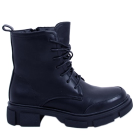 Botas con cordones Coley Negro