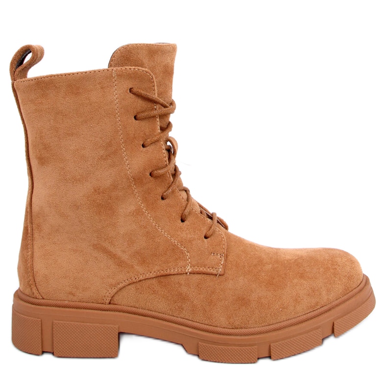 Trabajadores con cordones de Zoe Camel marrón