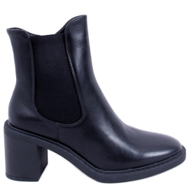 Botines de tacón Classic Clea Negro