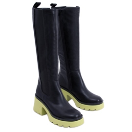 Botas con suela de color de Woods NEGRO/AZUL