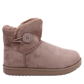 Botas de nieve mujer Arnette Caqui beige