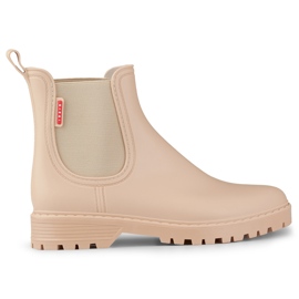 Botas de agua de mujer beige