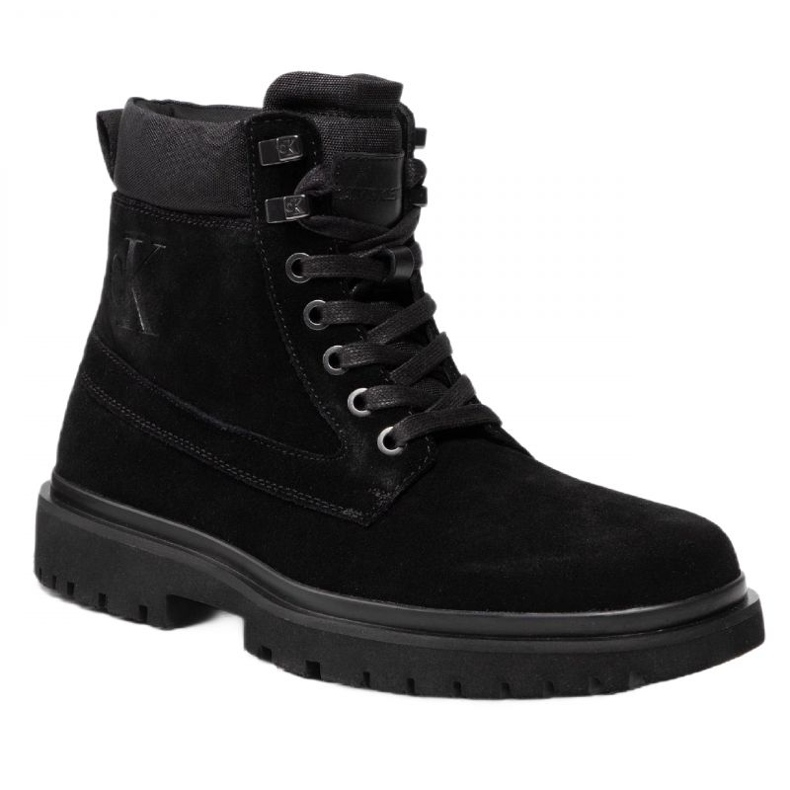 Zapatos Calvin Klein Jeans Lug Mid Laceup Boot Hike YM0YM00270 negro Zapatos Calvin Klein Jeans Lug Mid Laceup Boot Hike YM0YM00270 negro