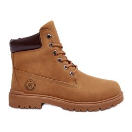 Botines con cordones Memeni de hombre en color camel marrón Botines con cordones Memeni de hombre en color camel marrón