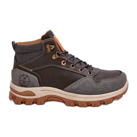 Zapatos Trekking Trapper Con Cordones Hombre Gris Salomene