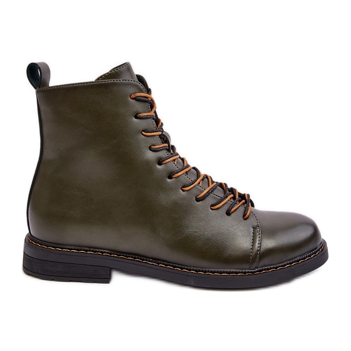 Vinceza Botines Mujer Piel Verde Ethel