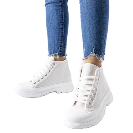 Inna Zapatillas altas blancas de Villaggio blanco Inna Zapatillas altas blancas de Villaggio blanco