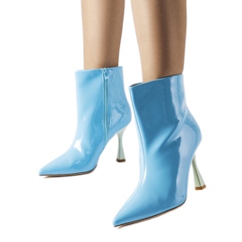 Botines de charol azules de Dionisi