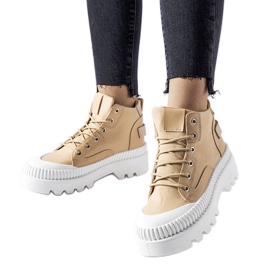 Inna Zapatillas con plataforma Grotta beige oscuro