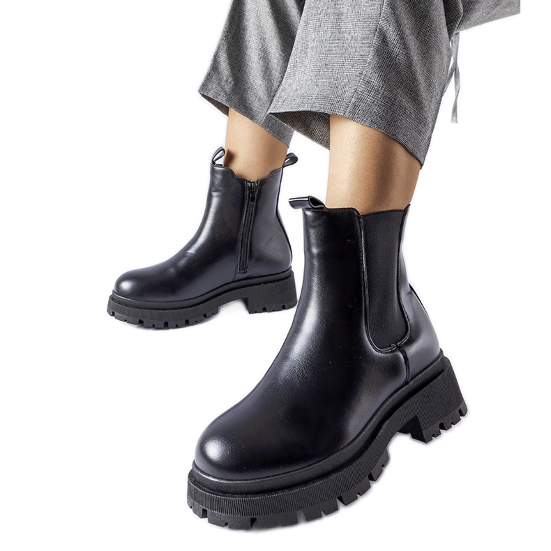 Botas Olmedo clásicas aislantes negras negro