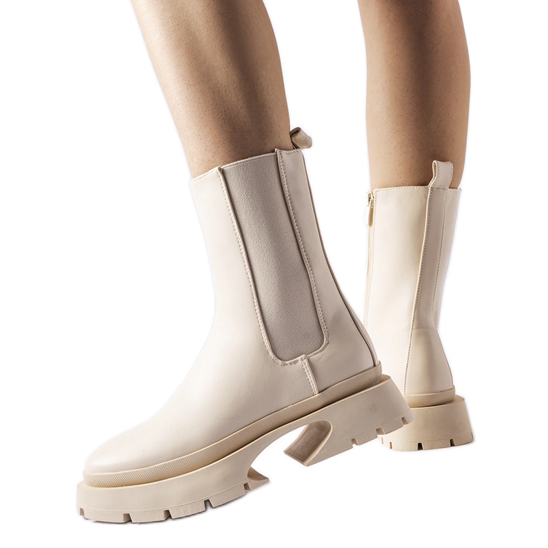 Botas Mombello aislantes beige