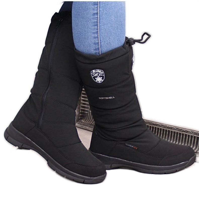 Botas de nieve impermeables American Club W AM613 negro