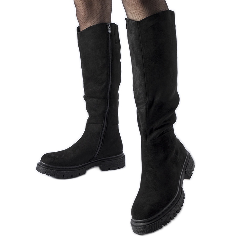 Botas Millbrook planas negras con aislamiento negro
