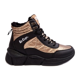 Botas de mujer aisladas con plataforma Lee Cooper LCJ-23-44-1986L Dorado
