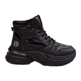 Botines de Mujer con Suela Gruesa Lee Cooper LCJ-23-44-1973L Negro
