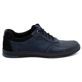 KOMODO Deportivas casual hombre piel 918K, azul marino