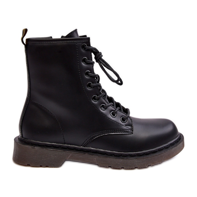 Botas Trapper Mujer Con Cremallera Negro Mibrasa