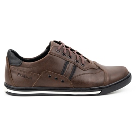 Polbut Zapatillas deportivas casual hombre 1801 Ns marrón oscuro