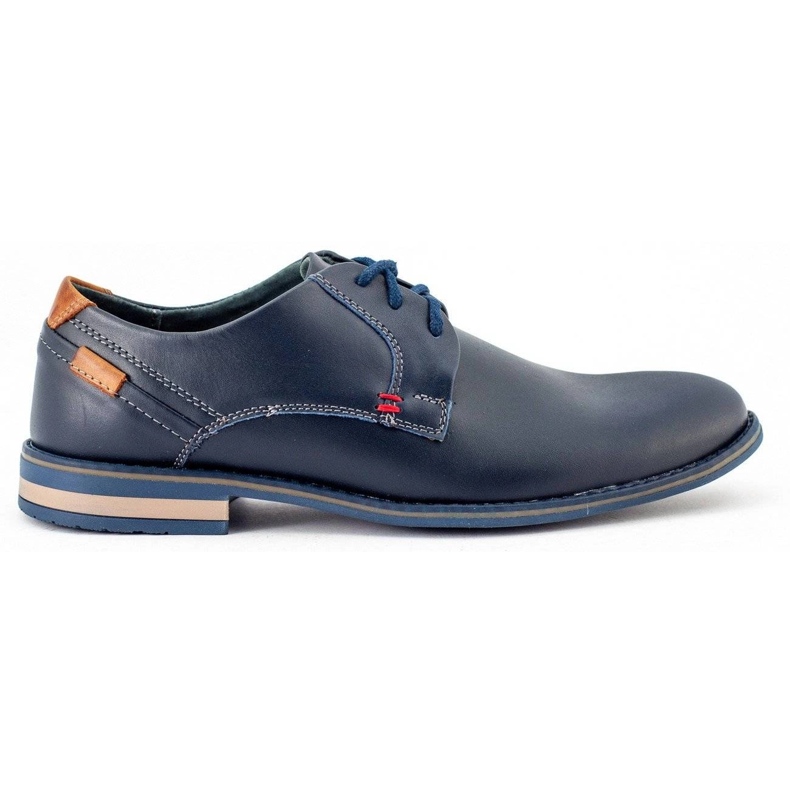 KOMODO Zapatos de hombre elegantes 859 azul marino