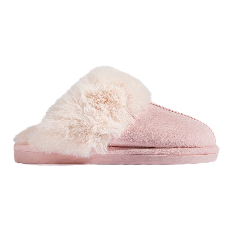 Zapatillas de casa Shelovet rosa para mujer. rosado