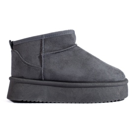 Botas de nieve bajas de mujer Shelovet grises