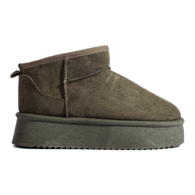 Botas de nieve bajas de mujer Shelovet en color verde