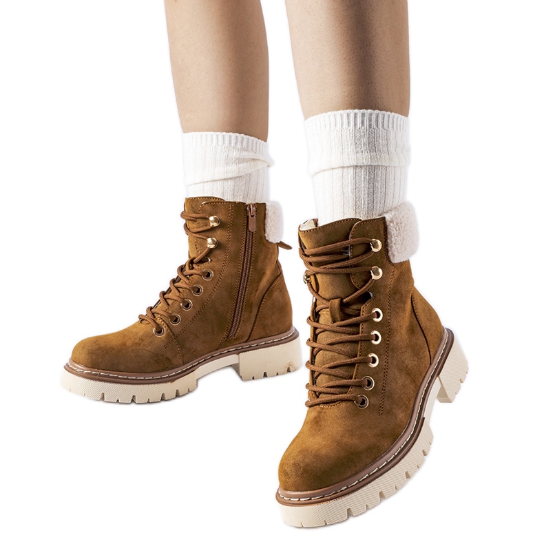Botas de invierno de mujer con aislamiento marrón Bassano
