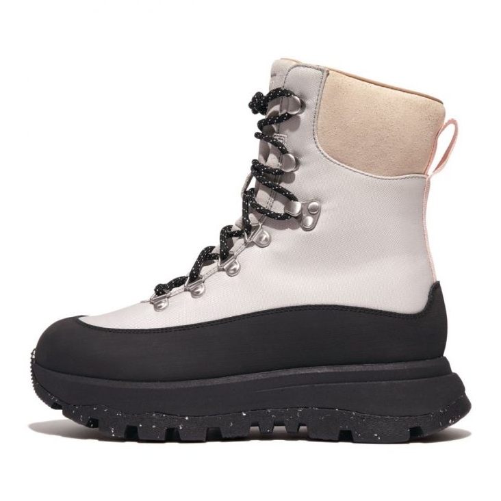 Botas para caminar FitFlop Neo-D-Hyker E01 impermeables de tela/ante W GP6-231 beige Botas para caminar FitFlop Neo-D-Hyker E01 impermeables de tela/ante W GP6-231 beige