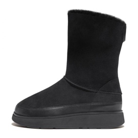 FitFlop GEN-FF Botas Cortas De Piel De Oveja De Doble Cara Mujer GO9-090 negro