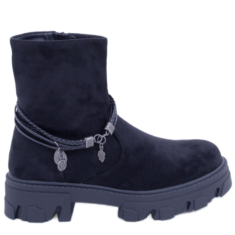 Botas planas Connie Negro