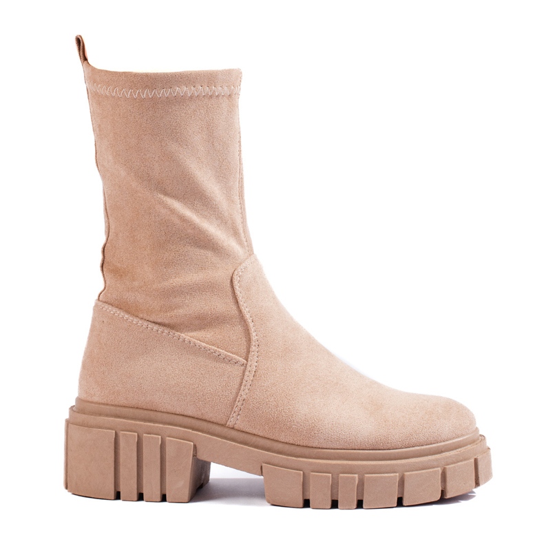 Botines mujer Shelovet ante beige Botines mujer Shelovet ante beige