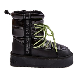 Botas de Nieve Mujer Suela Gruesa Vegana D.Franklin DFSH371007 Negro