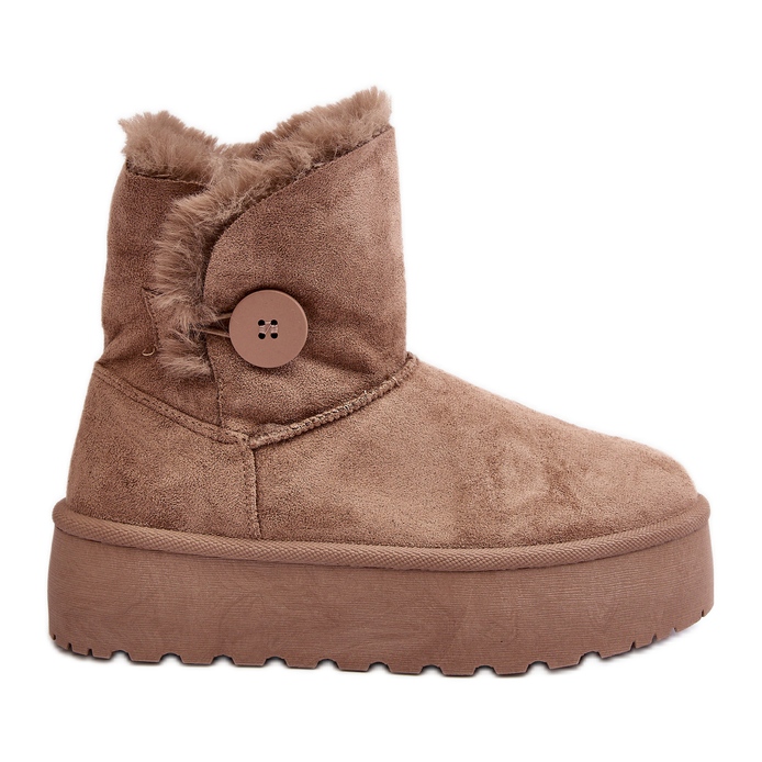 Botas de nieve con plataforma y pelo para mujer, color beige Vikas Botas de nieve con plataforma y pelo para mujer, color beige Vikas