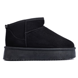 Botas de nieve bajas de mujer Shelovet en color negro Botas de nieve bajas de mujer Shelovet en color negro