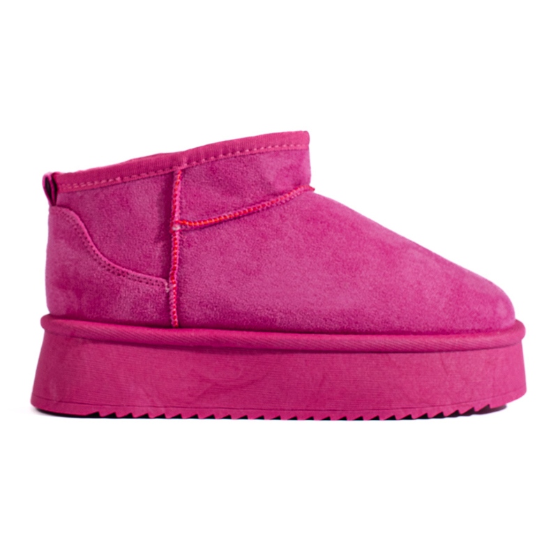Botas de nieve bajas mujer Shelovet fucsia rosado