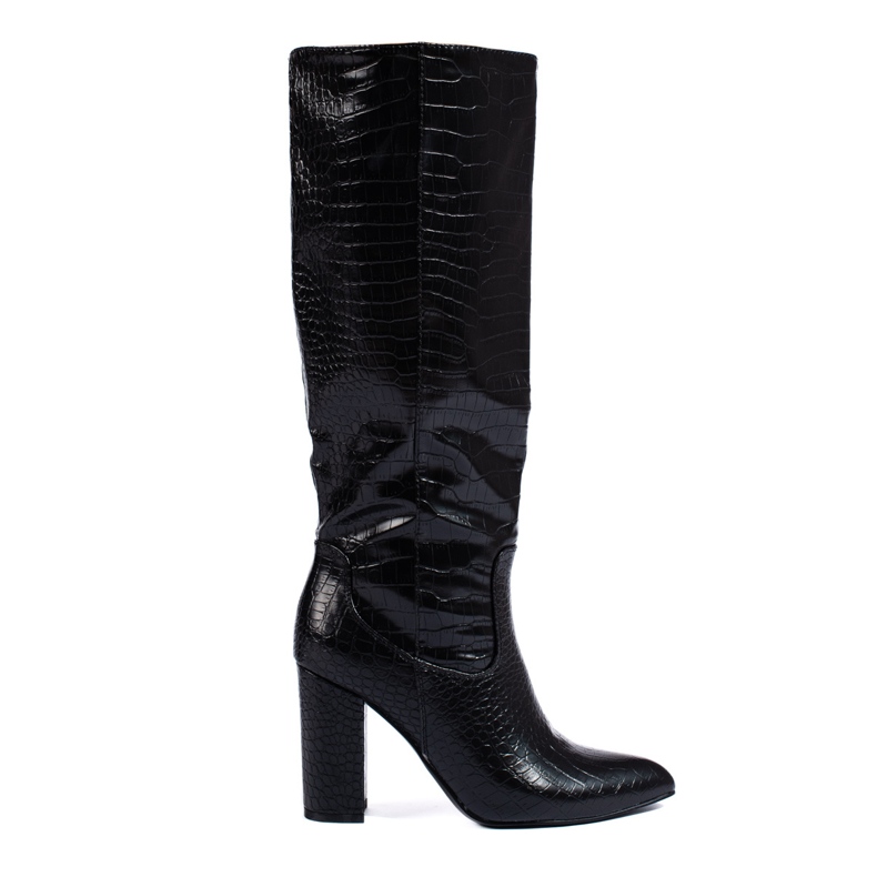 Botas de mujer Shelovet de tacón en color negro