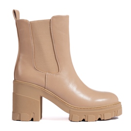 Botines de mujer Shelovet beige