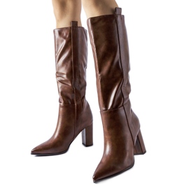 Botas sin cordones Palma marrón