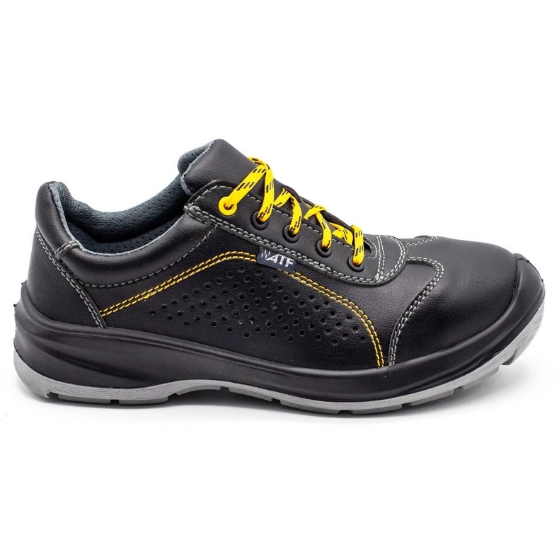 ŁUKPOL Zapatos de trabajo para hombre Techwork 1128P, negro