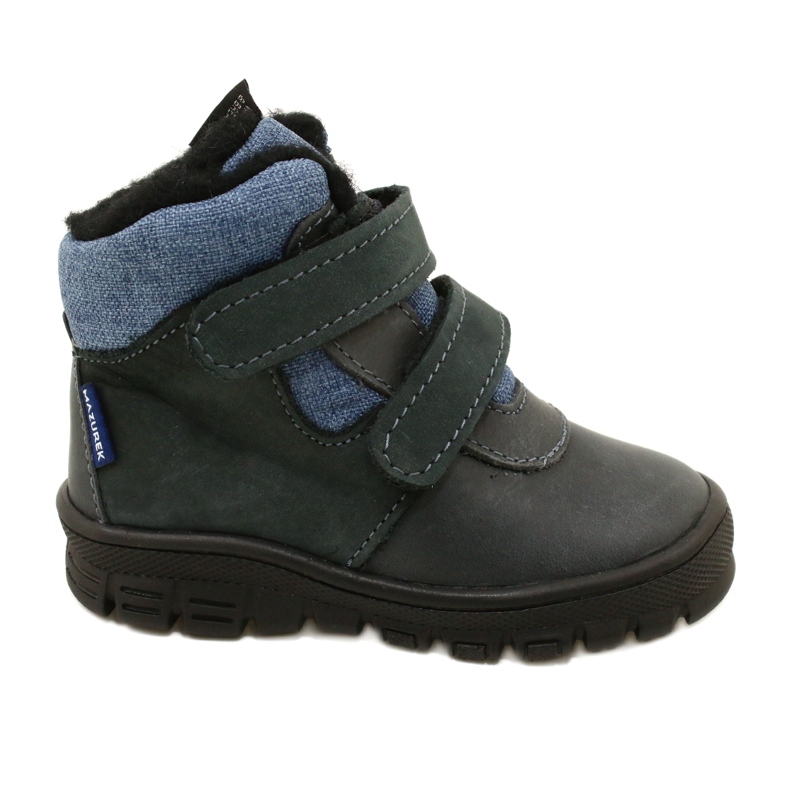 Botas con membrana de velcro TE-POR Mazurek 1360 azul marino