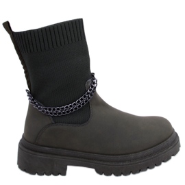Botas con una parte superior flexible Jesse Blackish Green verde